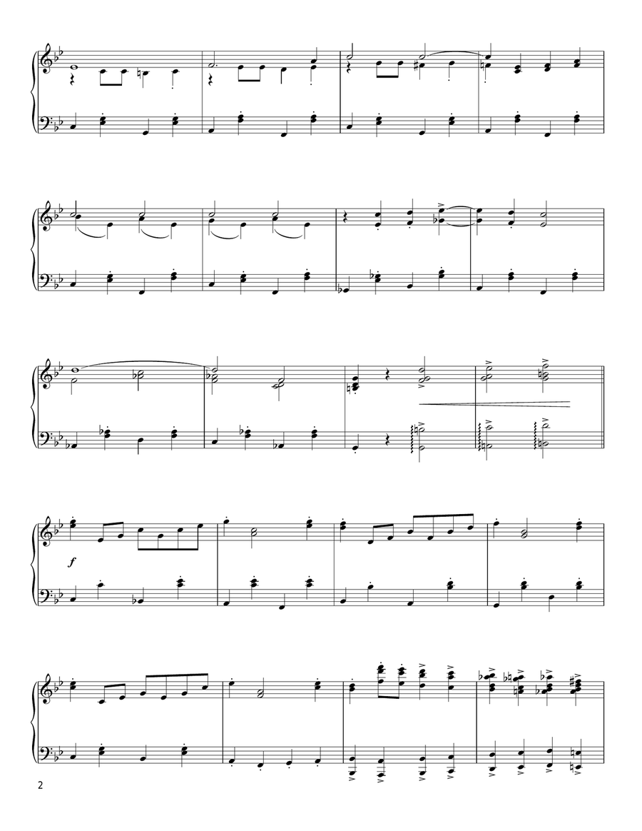We Need A Little Christmas (in the style of John Philip Sousa) (arr. David Pearl) Piano Solo scores gallery preview page 2