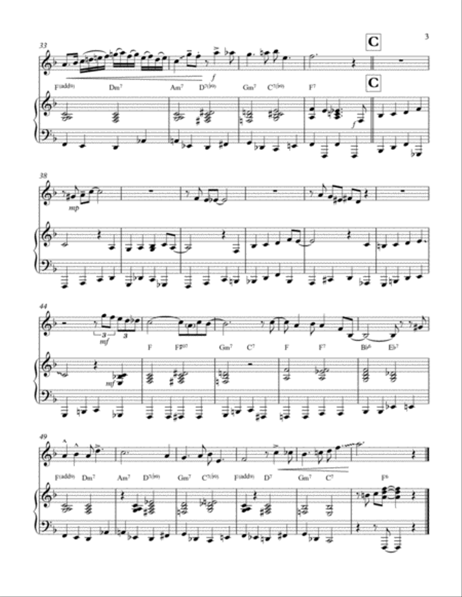 Stranger On The Shore Violin Solo scores gallery preview page 3