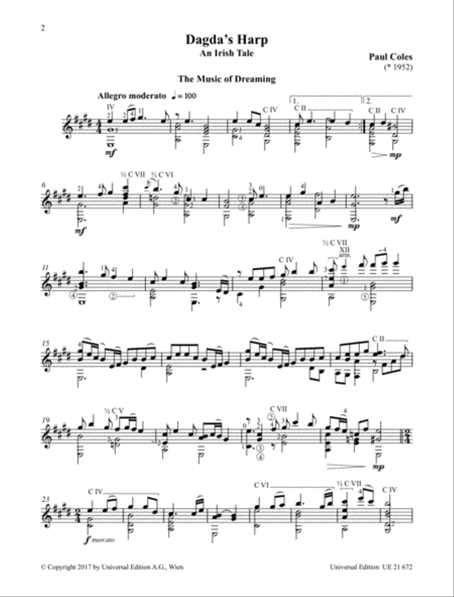 Dagda's Harp Chamber Music scores gallery preview page 3