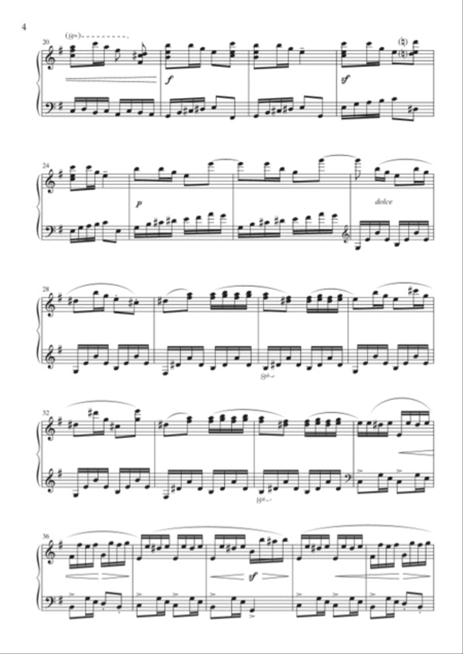 Gaillarde Piano Solo scores gallery preview page 3