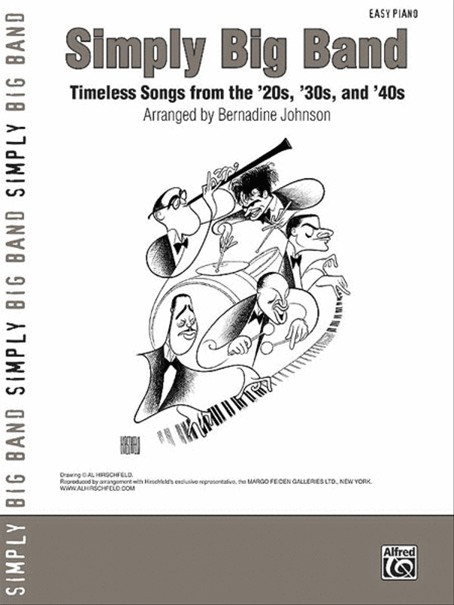 Simply Big Band Easy Piano scores gallery preview page 1