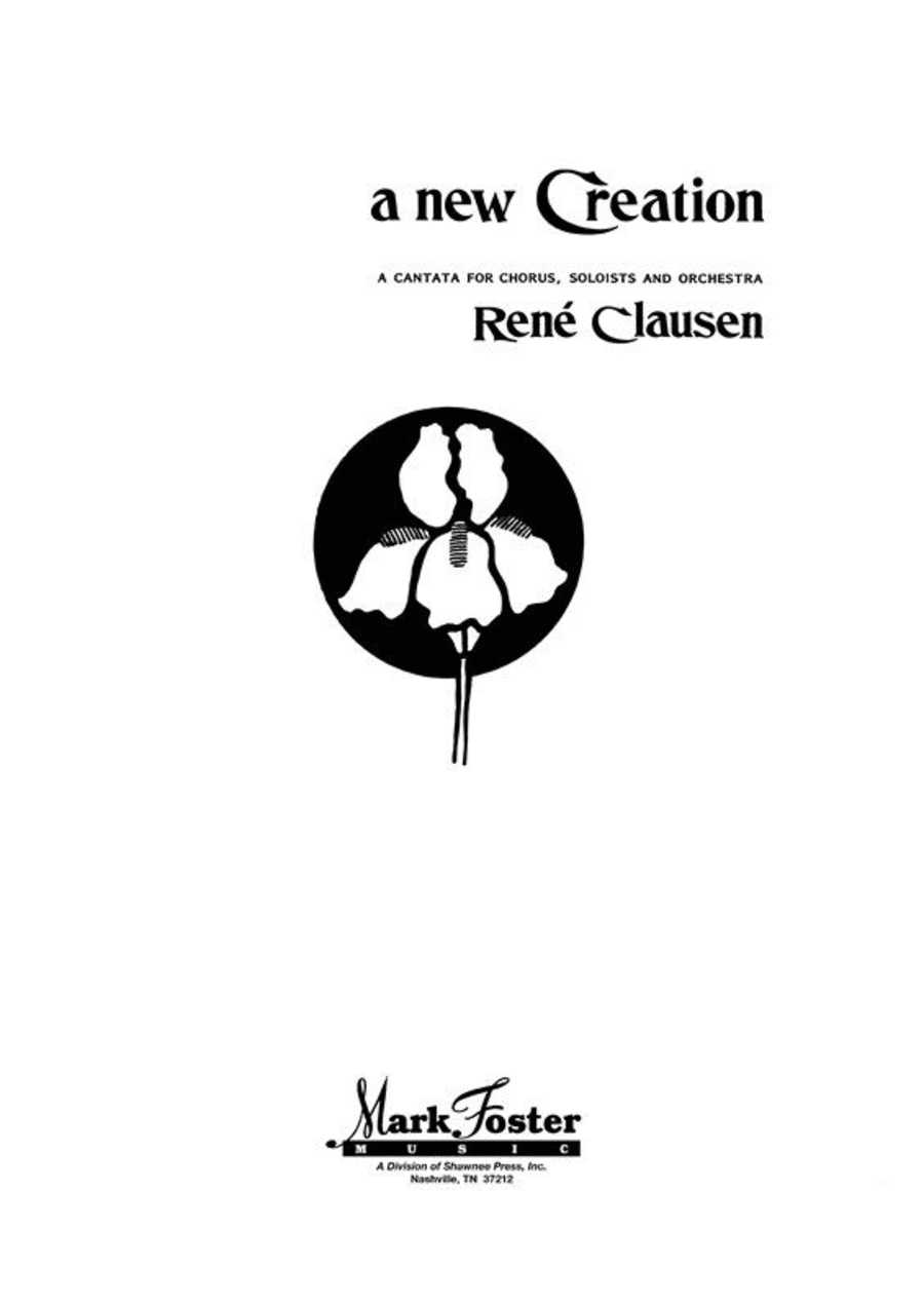 A New Creation 4-Part scores gallery preview page 1