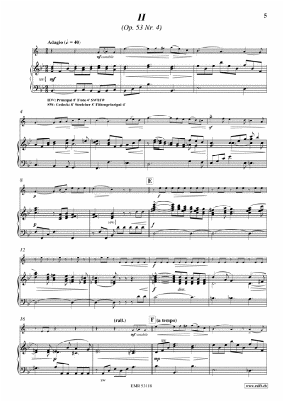 Drei Lieder ohne Worte Clarinet Solo scores gallery preview page 5