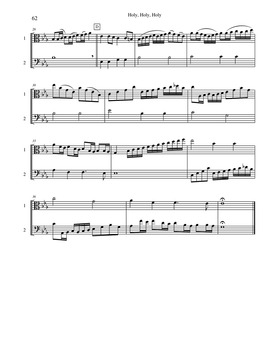 Ten Selected Hymns for the Performing Duet, Vol. 4 - viola and cello String Duet scores gallery preview page 2