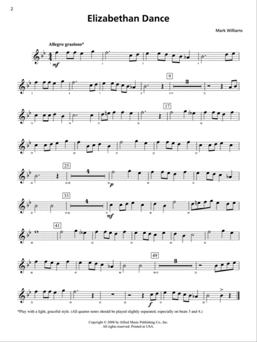 Accent on Performance Classical Collection Concert Band scores gallery preview page 3