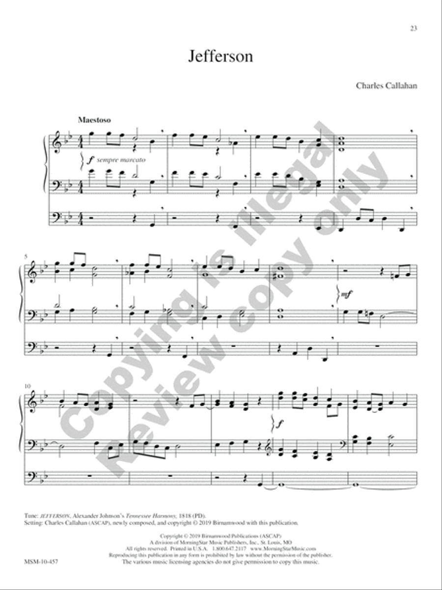Be Joyful! Organ scores gallery preview page 10
