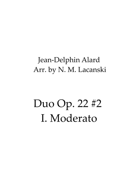 Duo Op. 22 #2 I. Moderato image number null