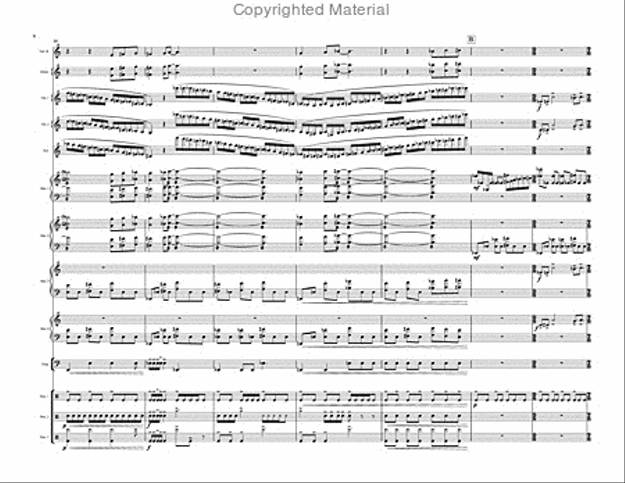 Prelude to Paradise (score & parts) Percussion Ensemble scores gallery preview page 6
