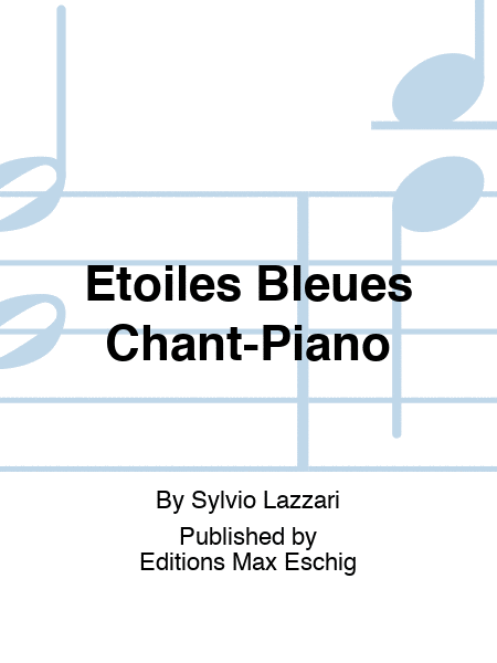 Etoiles Bleues Chant-Piano