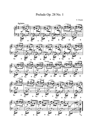 Book cover for Chopin Prelude Op. 28 No. 1 in C Major