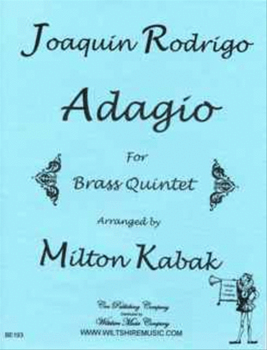 Adagio,arr. M. Kabak Brass Quintet scores gallery preview page 1