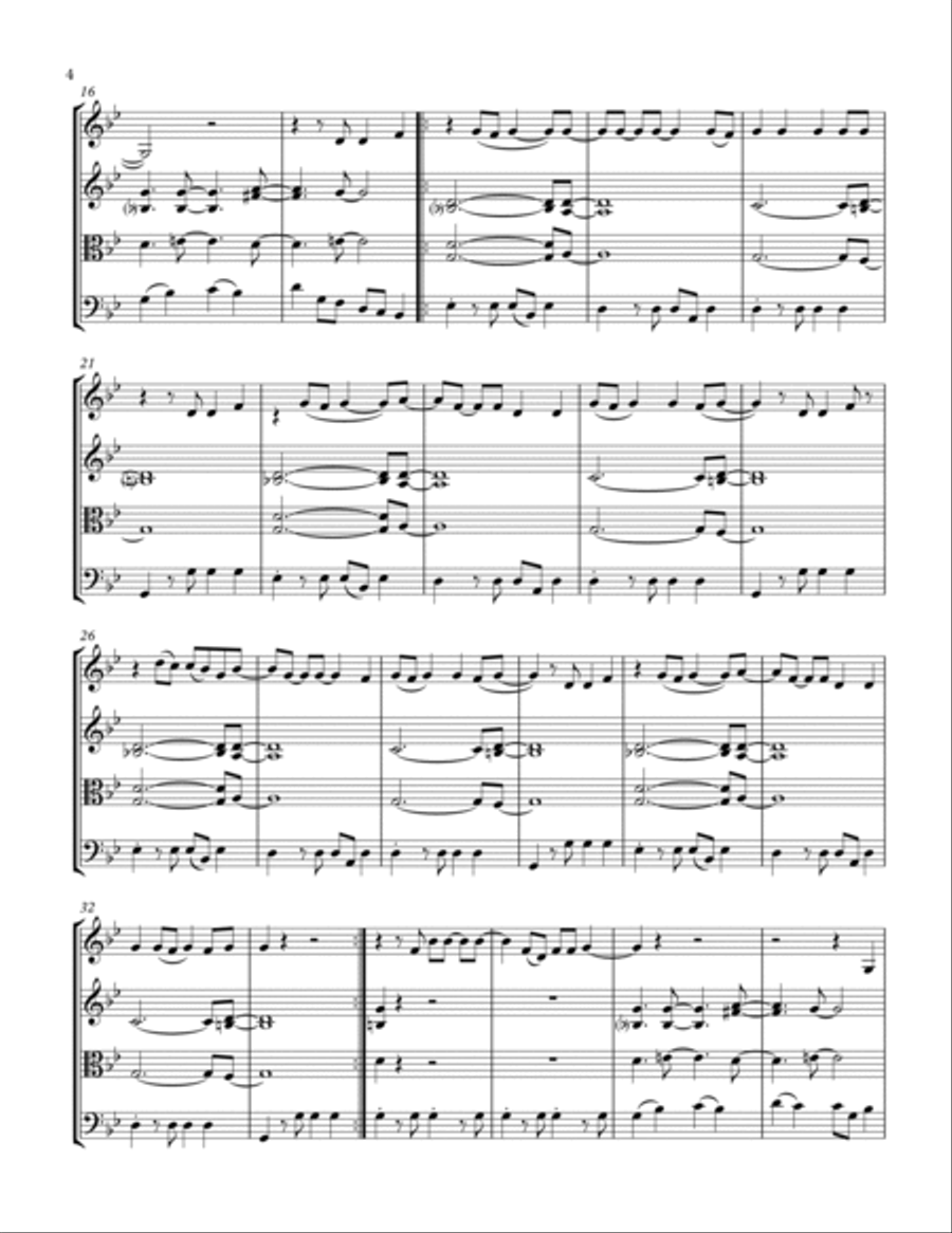 Happy Together String Quartet scores gallery preview page 5