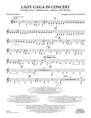 Lady Gaga in Concert - Bb Bass Clarinet