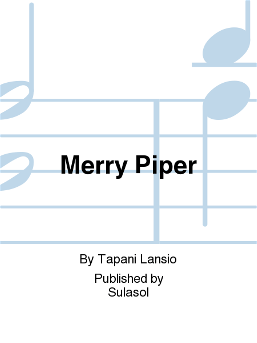 Merry Piper Clarinet Solo scores gallery preview page 1