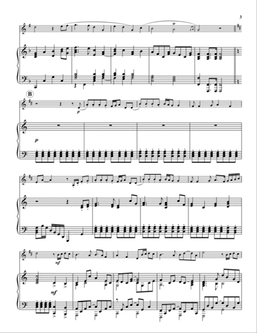 Lobster Haydn in the Highlands Trumpet Solo scores gallery preview page 3