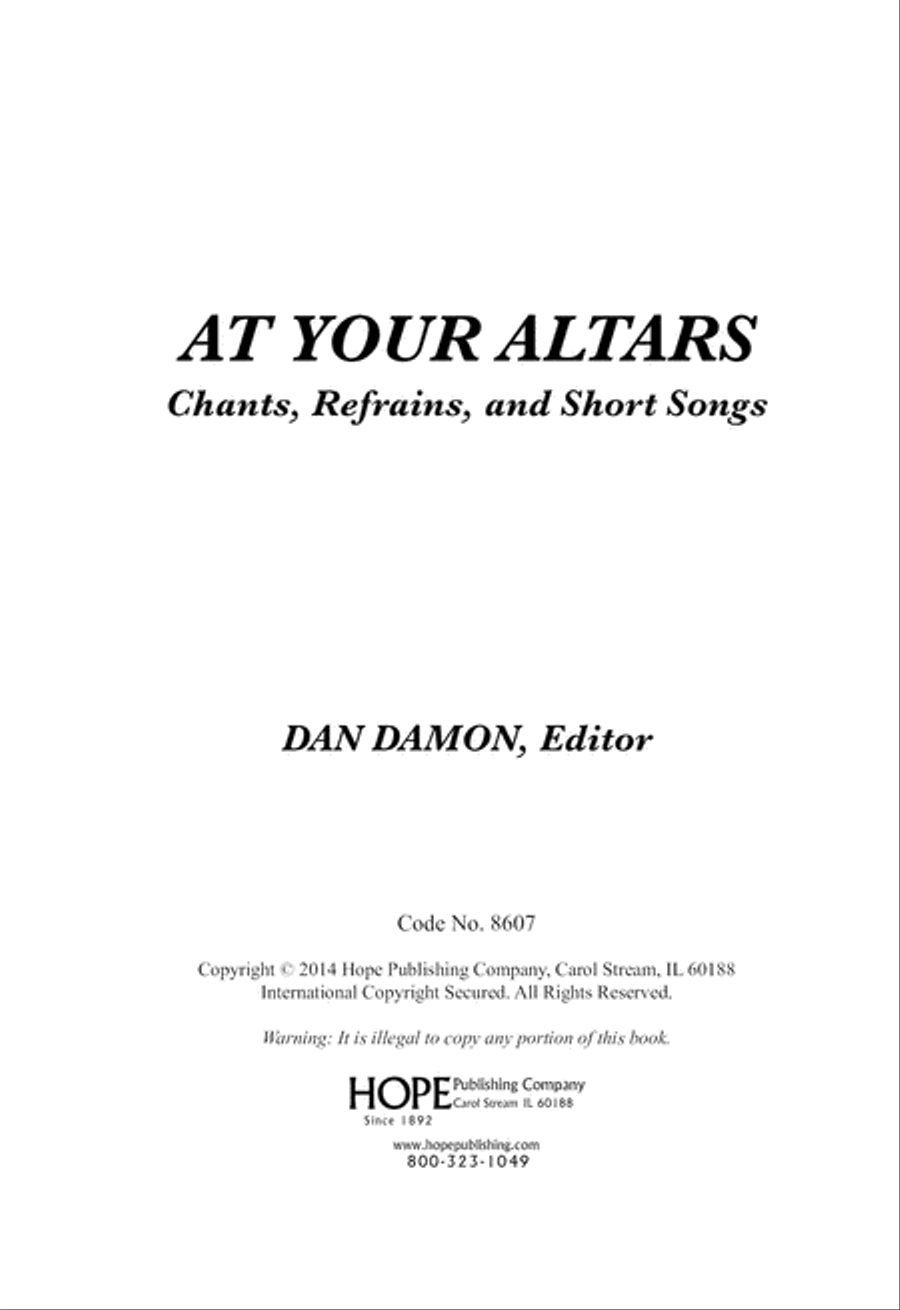 At Your Altars Choir scores gallery preview page 3