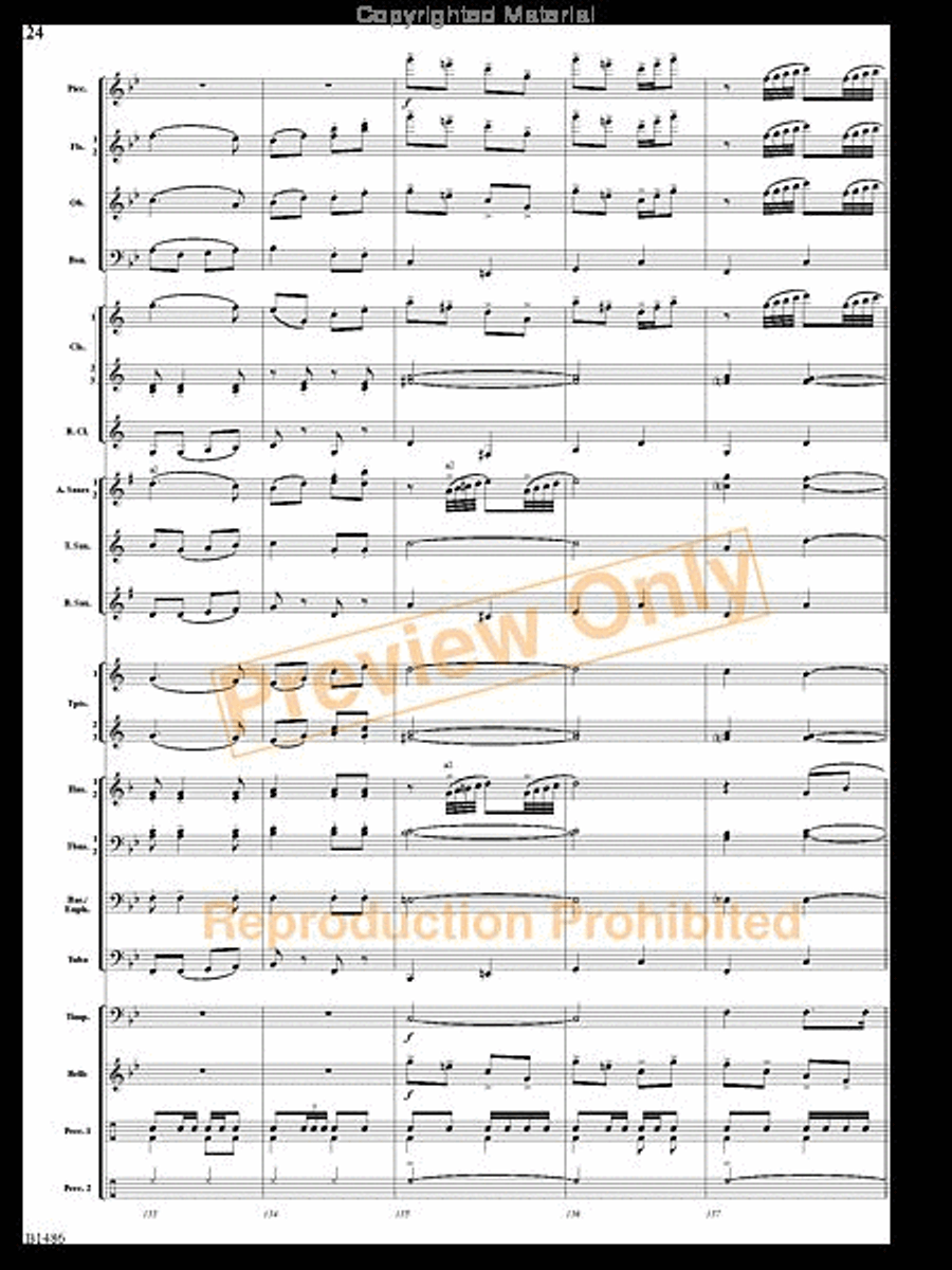 An American Spectacular An American Spectacular Concert Band scores gallery preview page 23