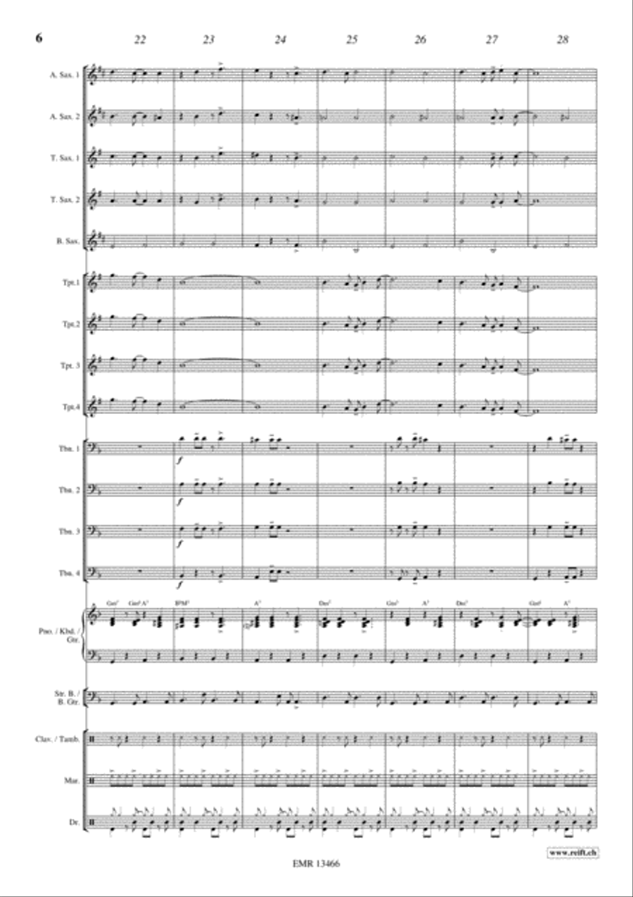 La Zorra Big Band scores gallery preview page 7
