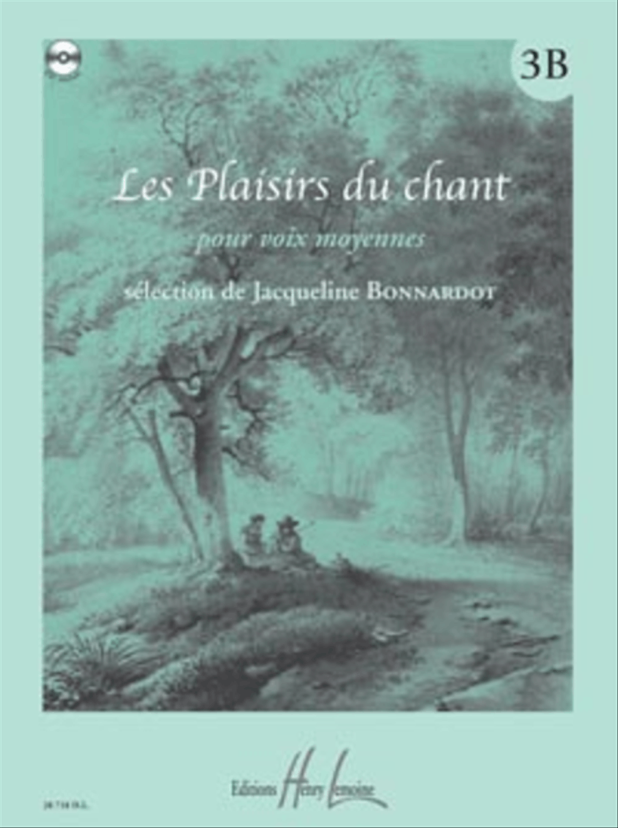 Les Plaisirs du chant - Volume 3B Medium Voice scores gallery preview page 1