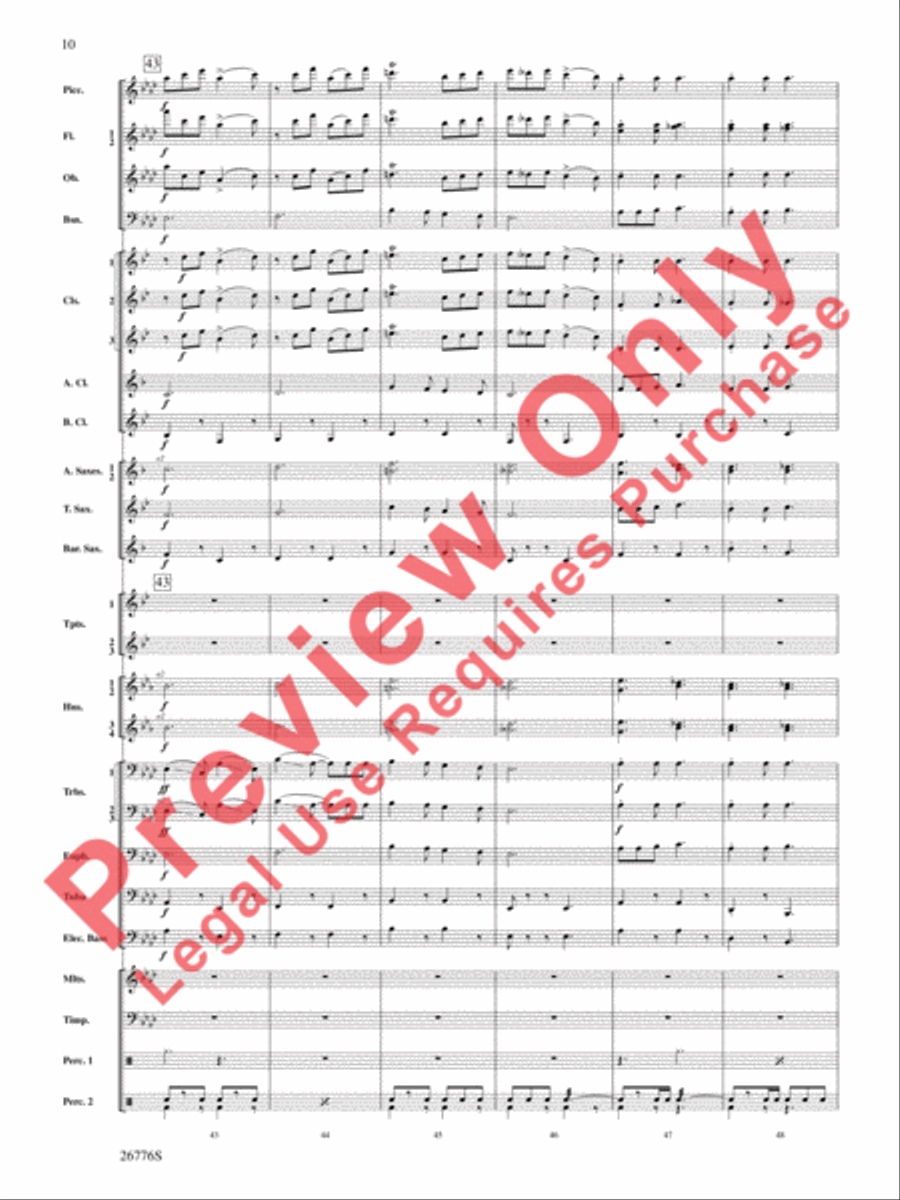 The Music of Disneyland Concert Band scores gallery preview page 11