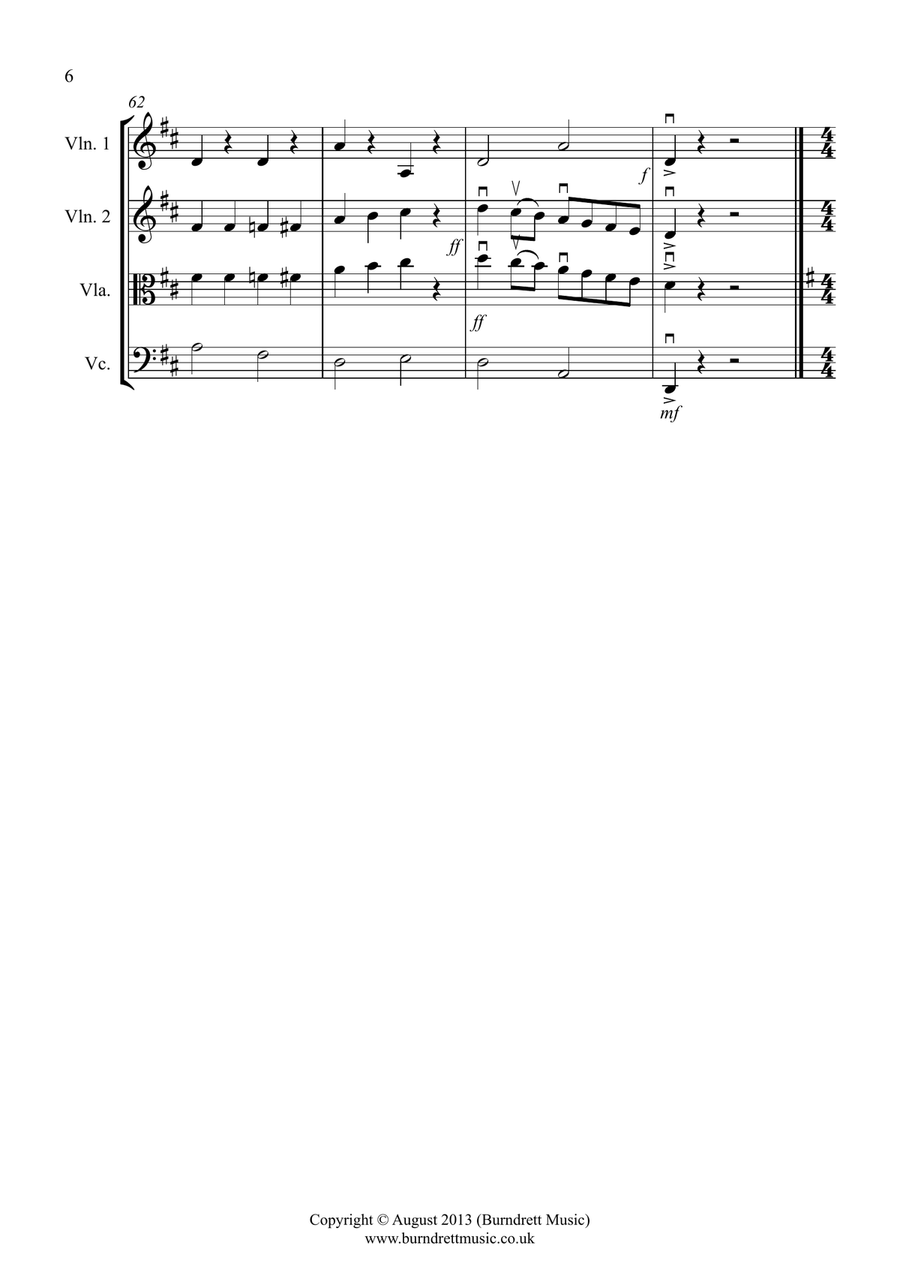 8 Easy Trios, for Strings String Trio scores gallery preview page 6