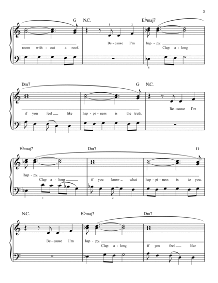 Happy Easy Piano scores gallery preview page 3