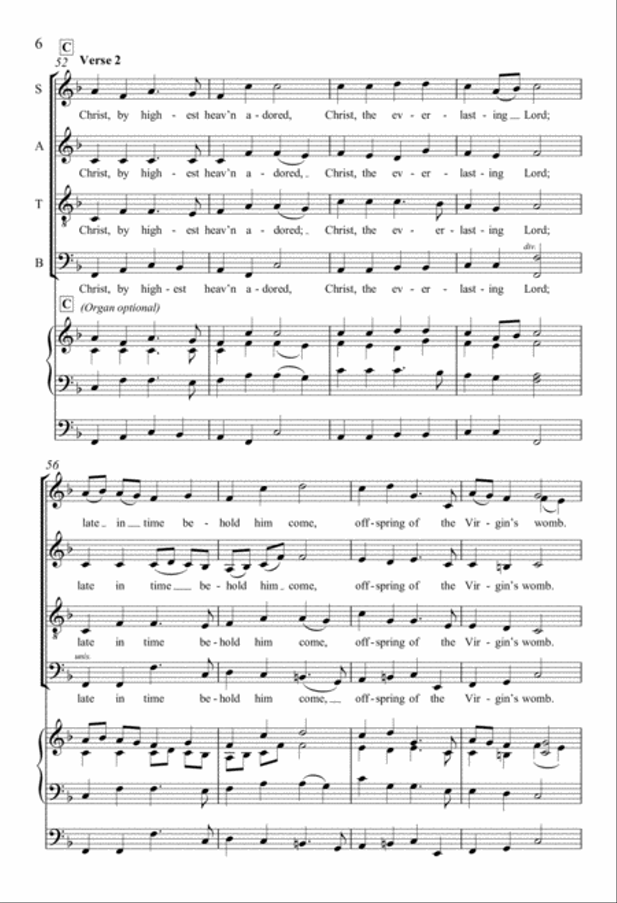 Hark! The Herald Angels Sing 4-Part scores gallery preview page 6