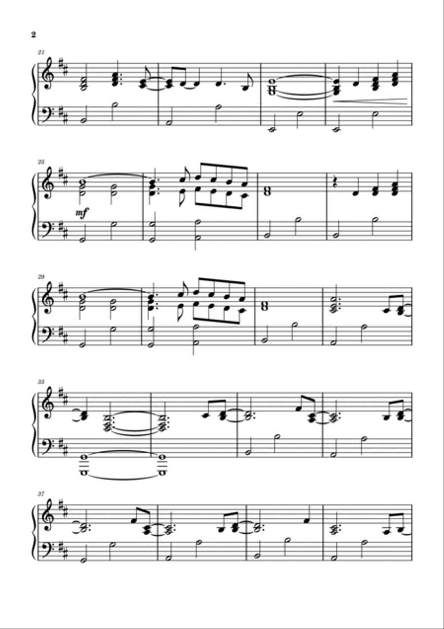 Six Feet Under Piano Solo scores gallery preview page 2