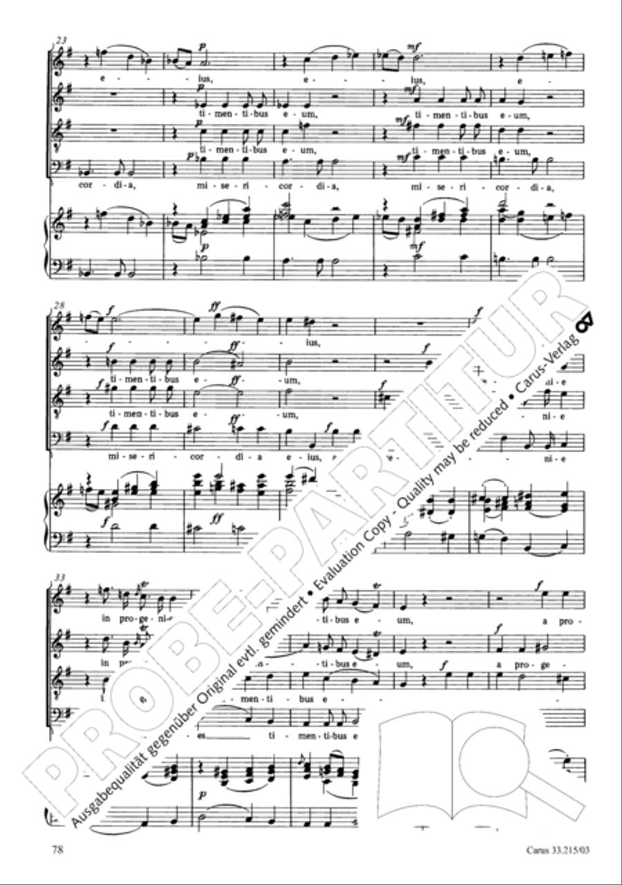 Magnificat Magnificat 4-Part scores gallery preview page 79