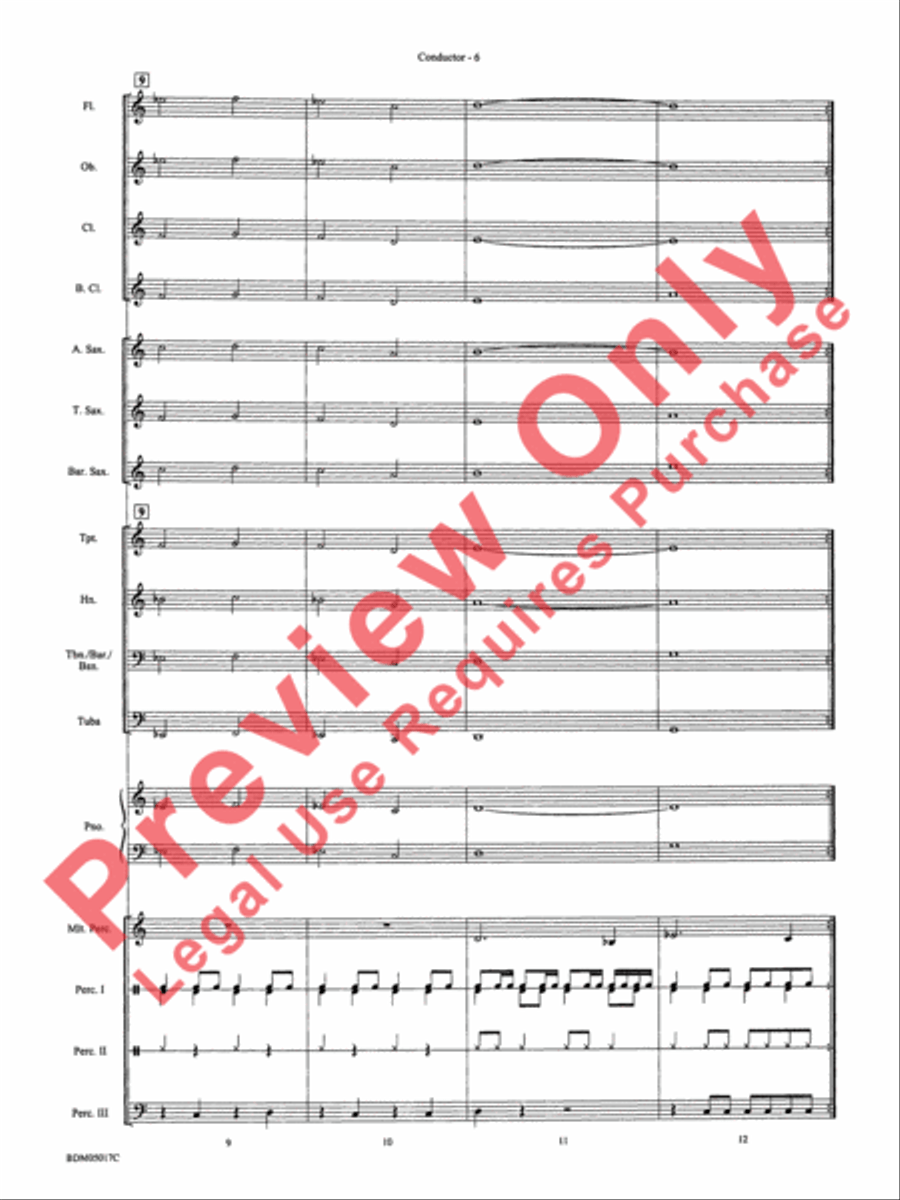 Belwin Very Beginning Band Kit #1 Concert Band scores gallery preview page 9