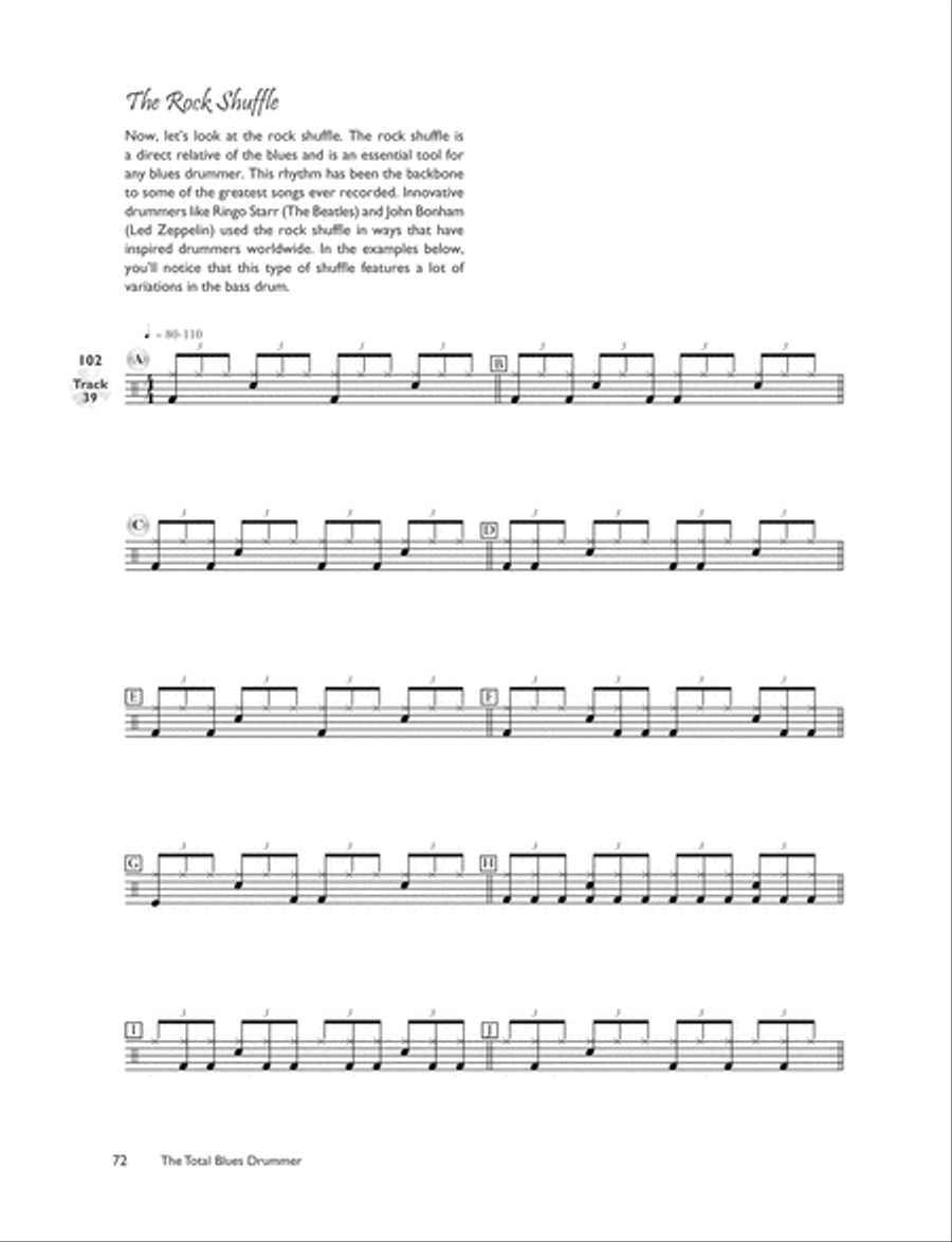 The Total Blues Drummer Drum Set scores gallery preview page 4