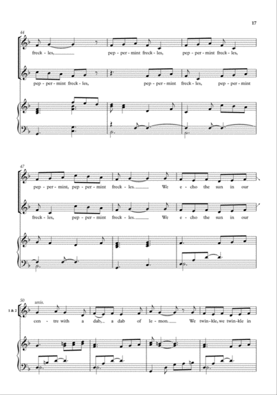 Three Riddles Three Riddles 2-Part scores gallery preview page 17