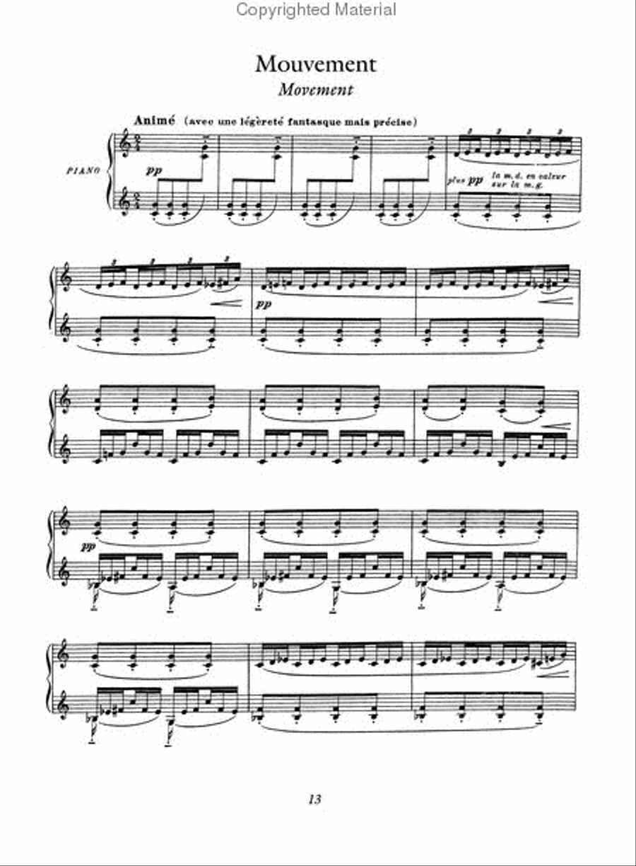Images: Books I & II for Solo Piano Piano Solo scores gallery preview page 4