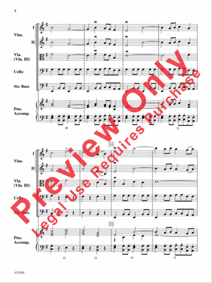 Ablaze String Orchestra scores gallery preview page 9