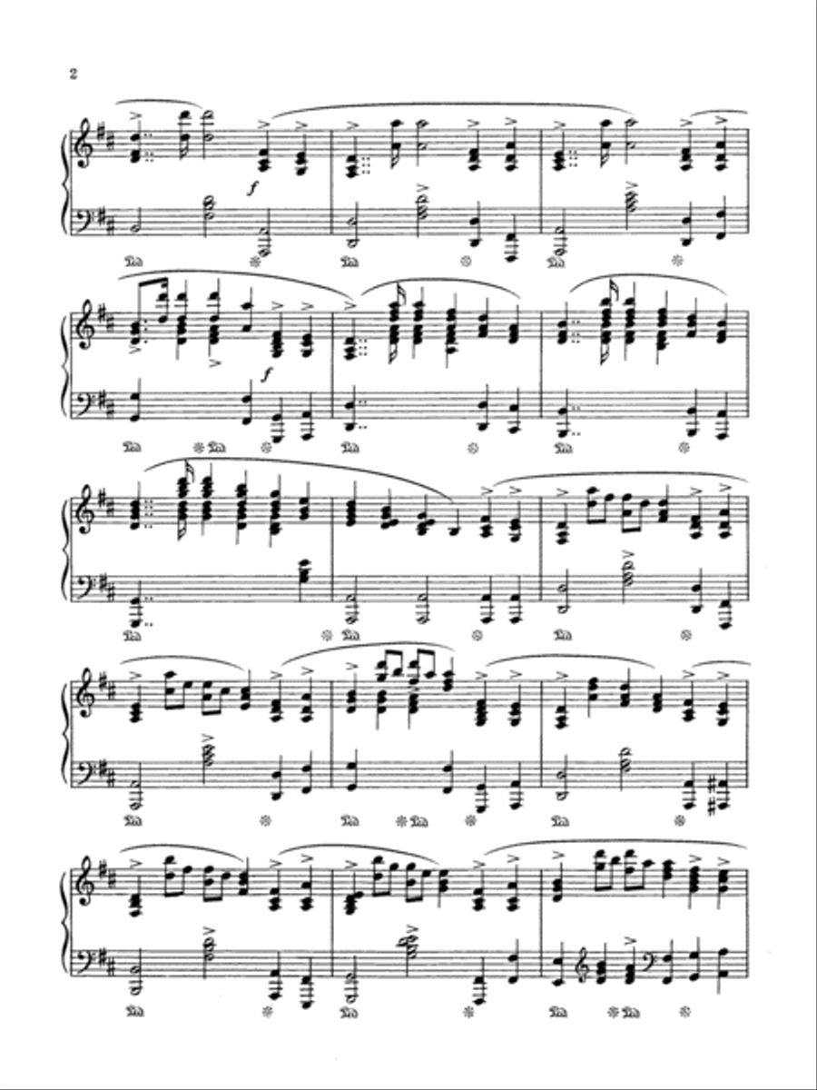 Familiar Hymns for the Piano Piano Solo scores gallery preview page 3