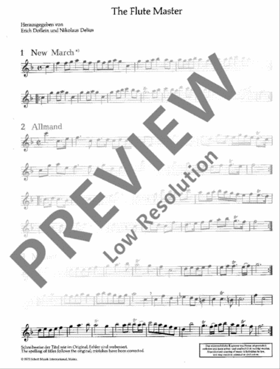 The Flute Master Flute scores gallery preview page 5