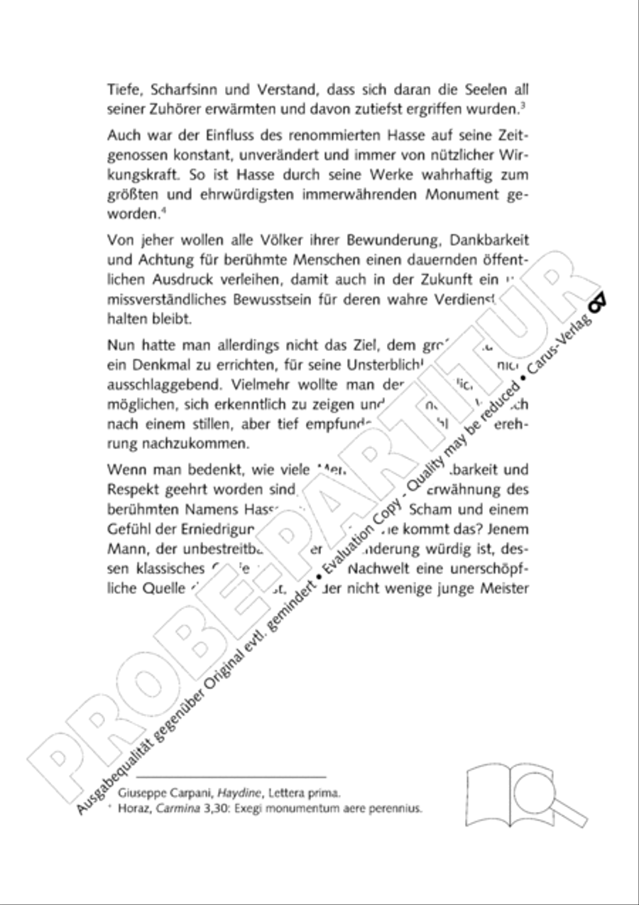 Hasse-Studien 8 Collection / Songbook scores gallery preview page 26