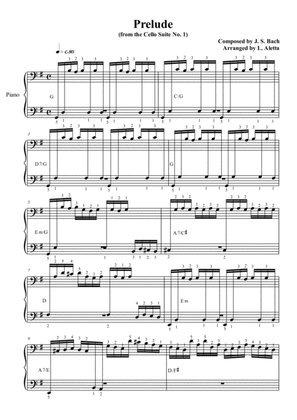 Prelude Cello Suite No. 1