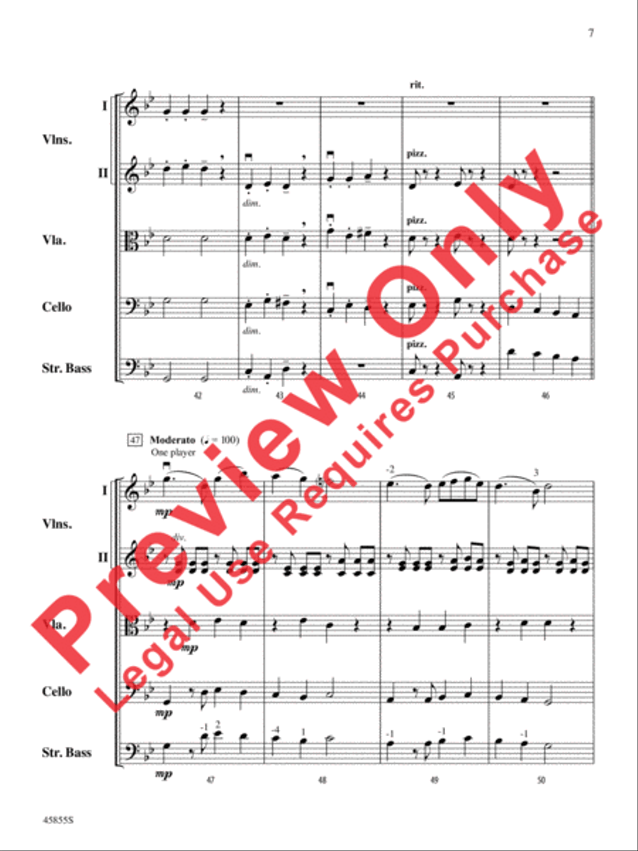 Midnight Howl String Orchestra scores gallery preview page 7