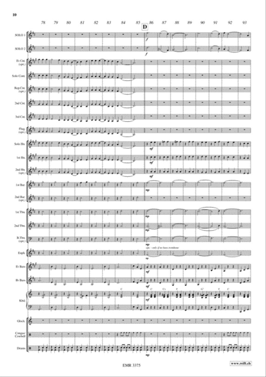 Latin Lover Brass Band scores gallery preview page 11