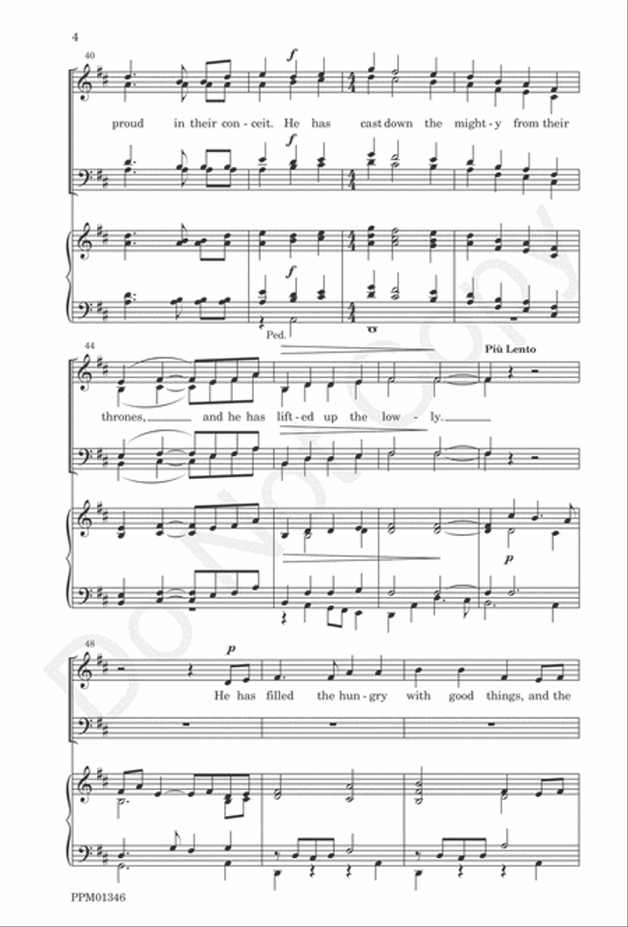 Magnificat and Nunc Dimittis 
