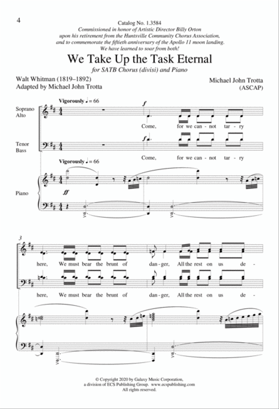 We Take Up the Task Eternal Divisi scores gallery preview page 3