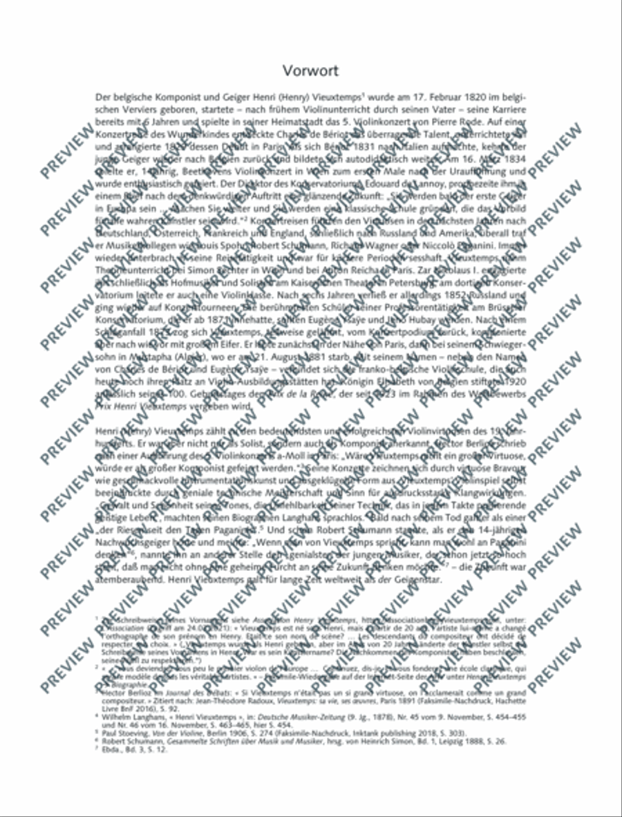 Henri Vieuxtemps Repertoire Violin Solo scores gallery preview page 7