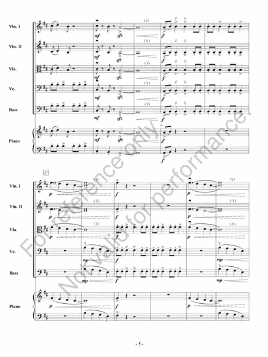 Ultimatum String Orchestra scores gallery preview page 5