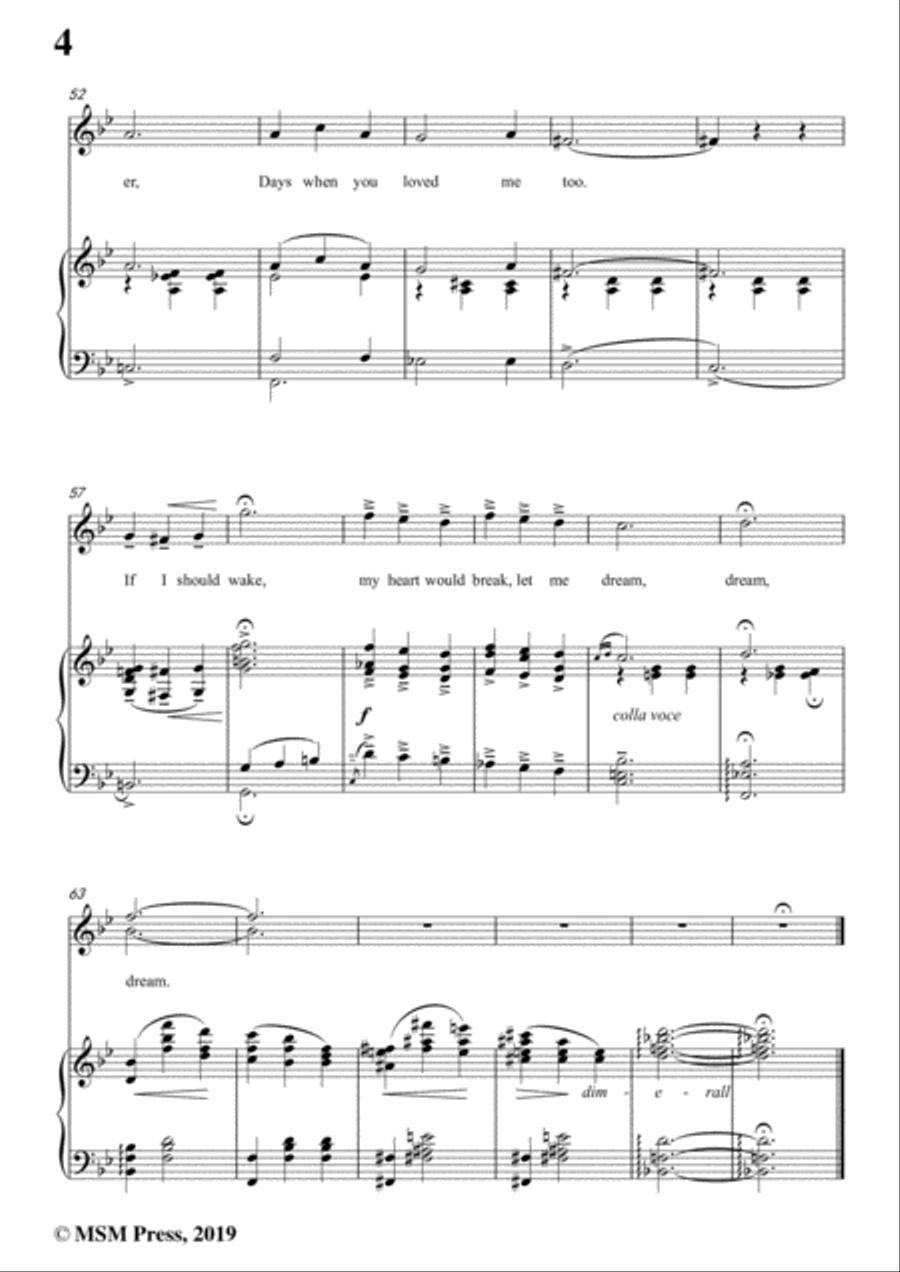 Henry Ingraham-Don't Wake Me Up,I'm Dreaming,in B flat Major,for Voice&Piano image number null