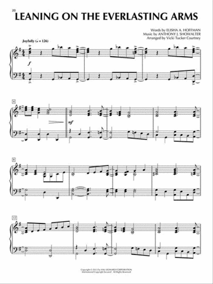 Hymn Solos for Worship Hymn Solos for Worship Piano Solo scores gallery preview page 4