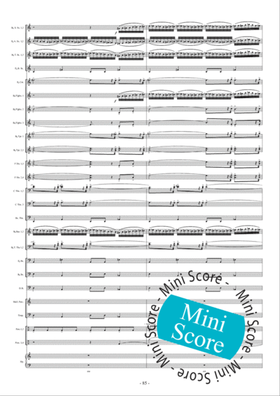 Migyur Fanfare Band scores gallery preview page 91