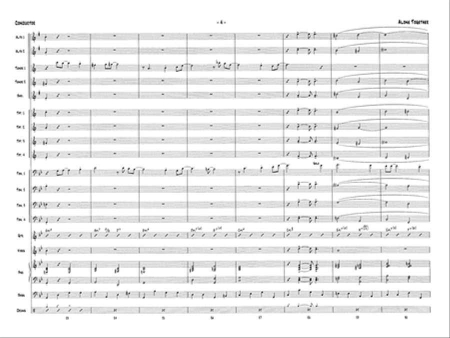 Alone Together: Score Alone Together: Score Jazz Ensemble scores gallery preview page 6
