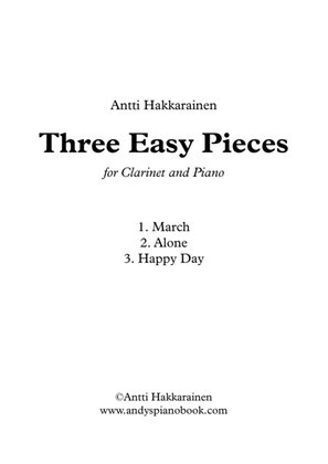 Three Easy Pieces for Clarinet and Piano