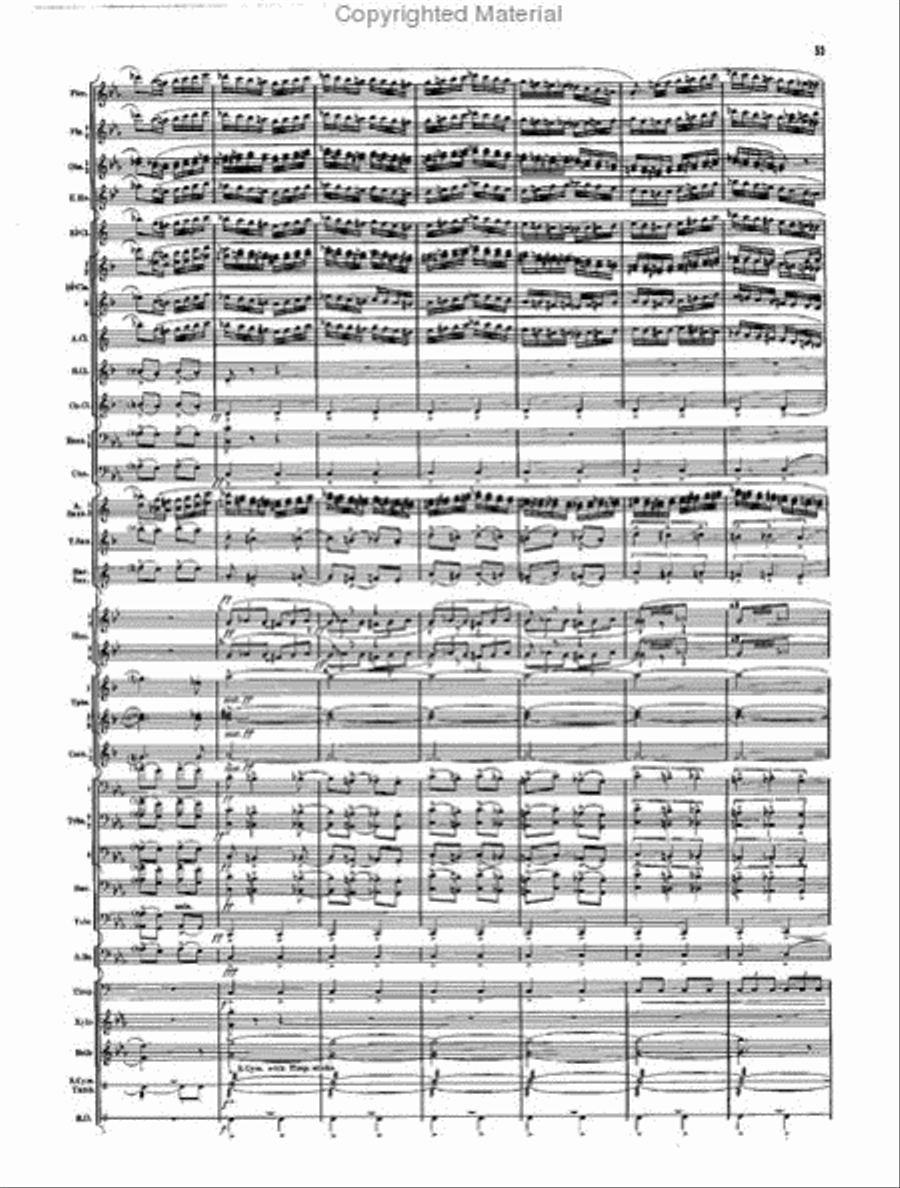 Armenian Dances, Part II Concert Band scores gallery preview page 51
